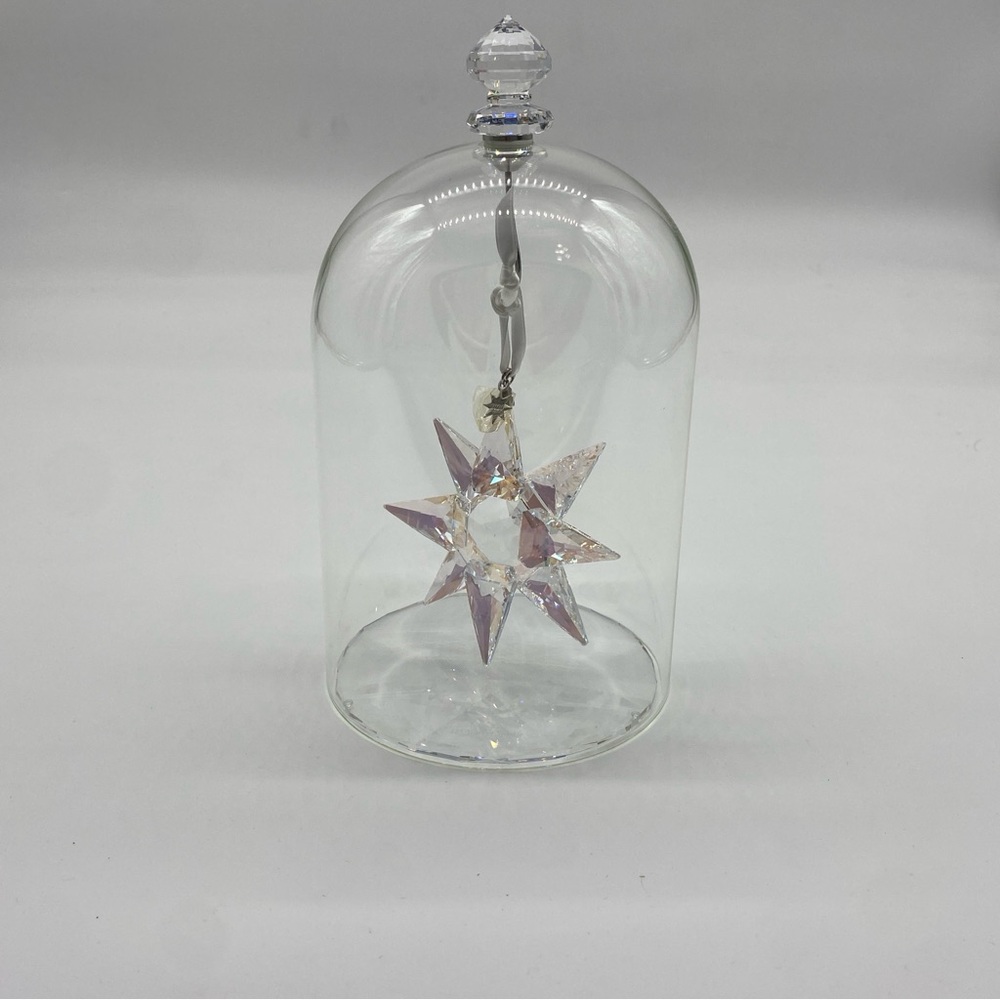 Swarovski Crystal Star Ornament in Clear and Silver